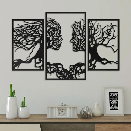 دیوارکوب مدل چوبی کد T36-2 مجموعه سه عددی