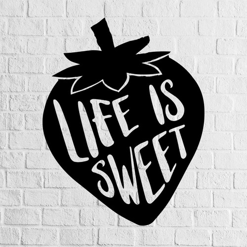 استیکر دیواری ناویا طرح life is sweet
