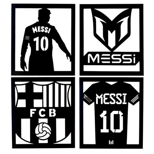 دیوارکوب مدل مسی مجموعه ۴ عددی